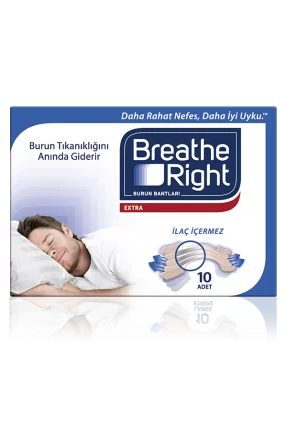 Breathe Right Extra Burun Bandı 10 Adet