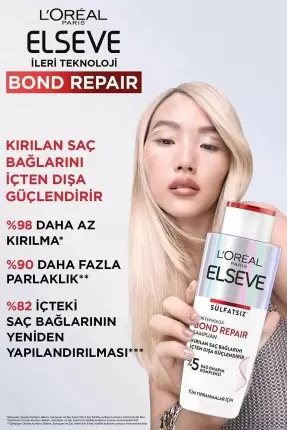 Loreal Paris Bond Repair Saç Bağlarını Güçlendirici Şampuan 200 ml