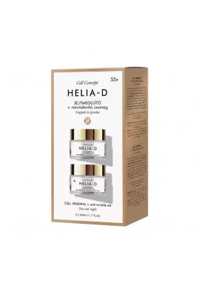 Helia-D Cell Concept Yenileyici ve Kırışık Giderici Gündüz ve Gece Krem 55+ 2×50 ml