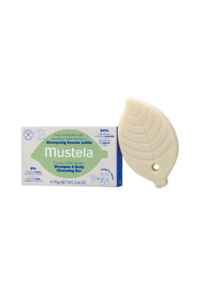 Mustela Katı Şampuan ve Vücut Temizleme Barı 75gr