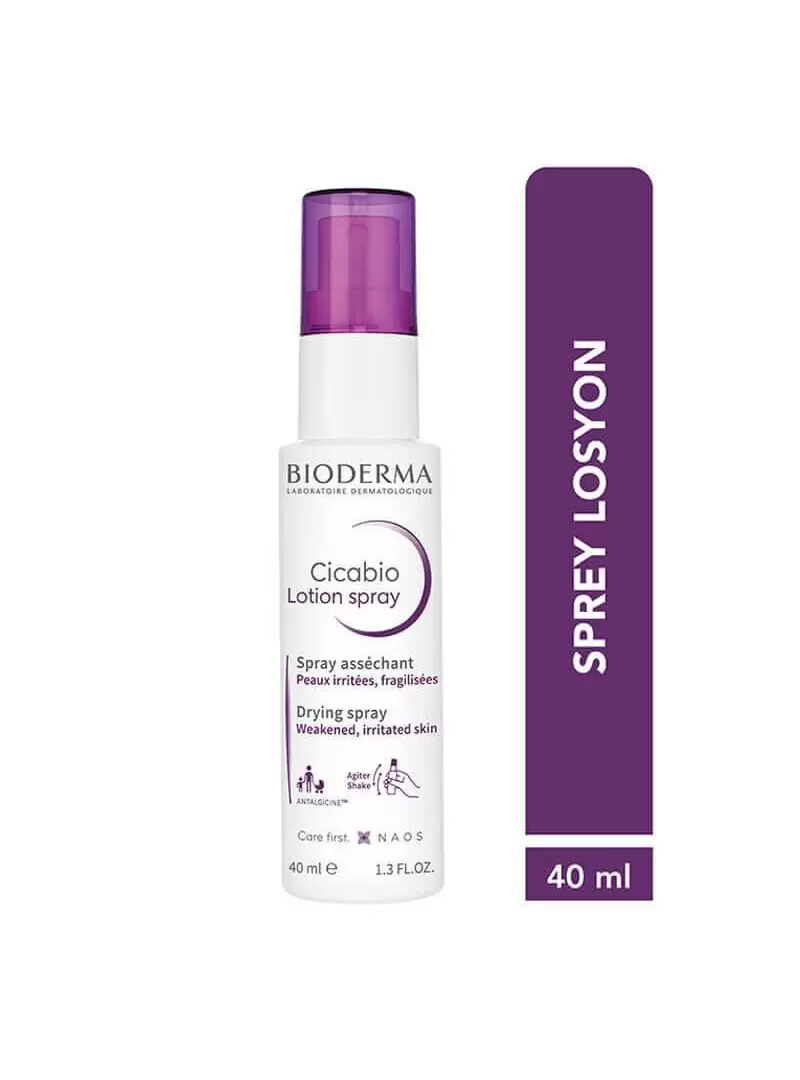 Bioderma Cicabio Lotion Spray 40 ml - Yıpranmış ve Tahriş Olmuş Ciltler İçin