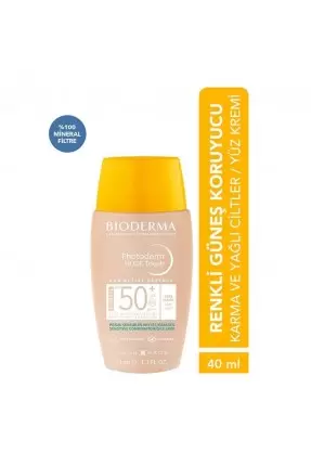 Bioderma Photoderm Nude Touch Very Light Spf 50+ Natural Renkli Güneş Koruyucu 40 ml