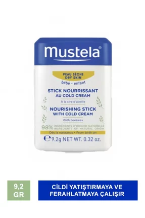 Mustela Nourishing Stick With Cold Cream Besleyici Stick 9,2 gr (S.K.T 03-2026)