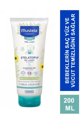 Mustela Stelatopia Cleansing Gel Şampuan 200 ml