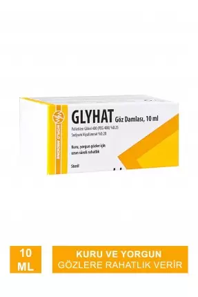 Glyhat Göz Damlası 10 Ml Kuru ve Yorgun Gözler İçin