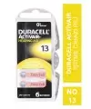 Duracell Activair İşitme Cihazı Pili 6'lı No: 13