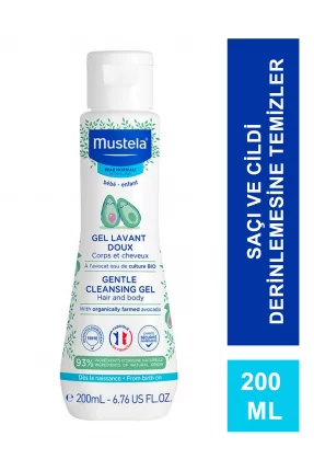 Mustela Gentle Cleansing Gel 200 ml Yenidoğan Bebek Şampuanı