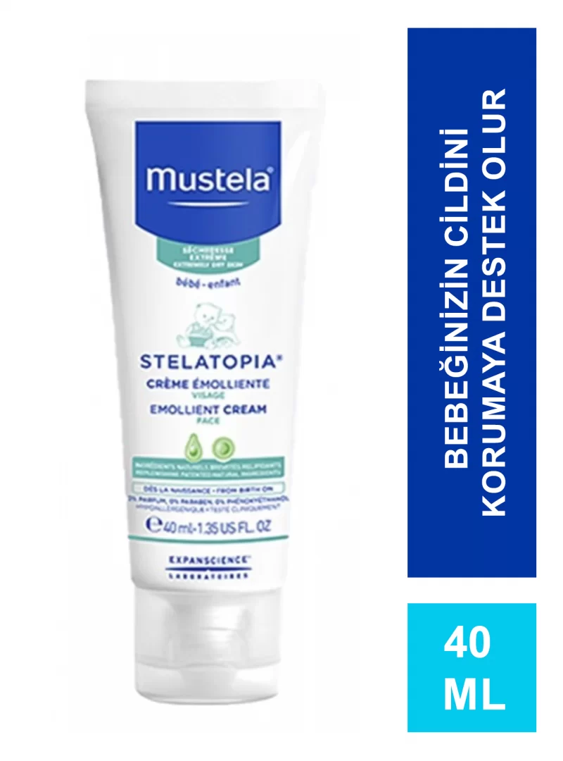 Mustela Stelatopia Emollient Face Cream 40 ml