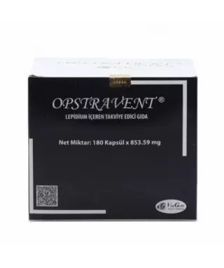 Outlet - Opstravent Lepidyum İçeren Takviye Edici Gıda 180 Kapsül