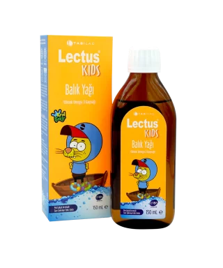 Outlet - Lectus Kids Balık Yağı Portakal Aromalı 150 ml