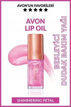 Avon True Nourishing Lip Oil Dudak Bakım Yağı ( Shimmering Petal )