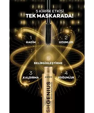 Avon Kiss Me Ultra Mat Ruj Marvellous Mocha ve Genius Maskara Hediye Paketi