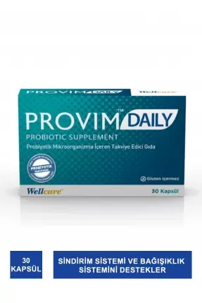 Wellcare Provim Daily Probiyotik Mikroorganizma 30 Kapsül