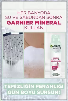 Garnier Mineral Termal Koruma Sprey Deodorant 150 ml