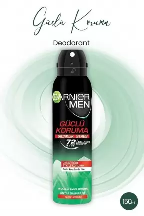 Garnier Men Güçlü Koruma Sprey Deodorant 150 ml