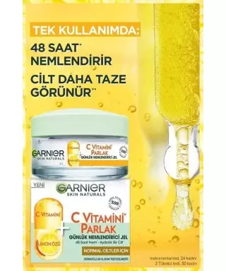 Garnier C Vitamini Parlak Günlük Nemlendirici Jel 50 ml