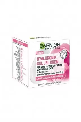 Garnier Hyaluronik Gül Jel Krem ( Parlak ve Yatışmış Bir Cilt İçin Günlük Bakım Kremi ) 50 ml