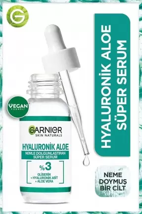 Garnier Hyaluronik Aloe Nemlendirici Ve Dolgunlaştırıcı Süper Serum 30 ml