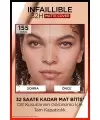 Loreal Paris Infaillible 32H Matte Cover Yüksek Kapatıcı Fondöten - 155 NATUR