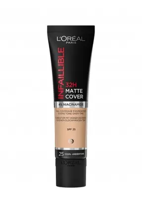 Loreal Paris Infaillible 32H Matte Cover Yüksek Kapatıcı Fondöten - 25