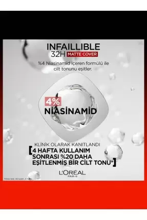 Loreal Paris Infaillible 32H Matte Cover Yüksek Kapatıcı Fondöten - 25