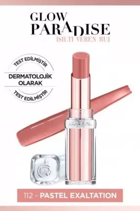 Loreal Paris Glow Paradise Balm-in-Lipstick - Işıltı Veren Ruj 112 Pastel Exaltation