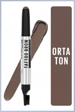 Maybelline New York Tattoo Brow Lift Kaş Kalemi- 03 Medium Brown (Orta Ton)