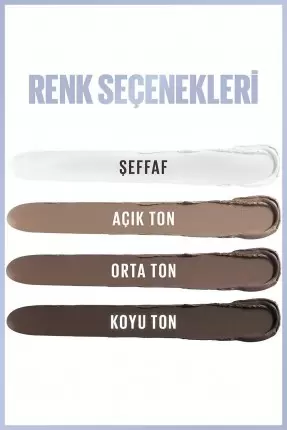 Maybelline New York Tattoo Brow Lift Kaş Kalemi- 04 Deep Brown (Koyu Ton)