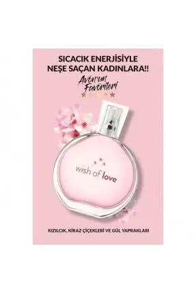 Avon Wish of Love EDT Kadın Parfüm Bahara Özel Ambalaj 50 ml