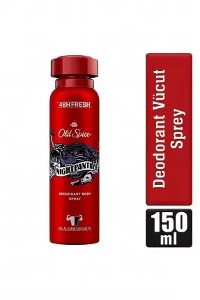 Old Spice Night Panther Erkekler Için Sprey Vücut Deodorant 150 ml