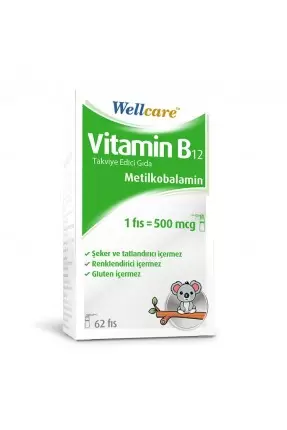 Wellcare Vitamin B12 500mcg 5 ml - 62 Puff