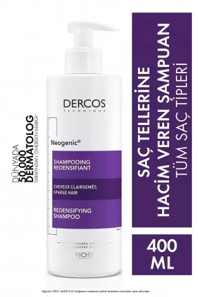 Vichy Dercos Neogenic Şampuan 400 ml - Yoğunlaştırıcı Şampuan