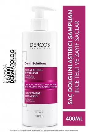 Vichy Dercos Densi-Solution İnce ve Zayıf Saçlar İçin Şampuan 400 ml