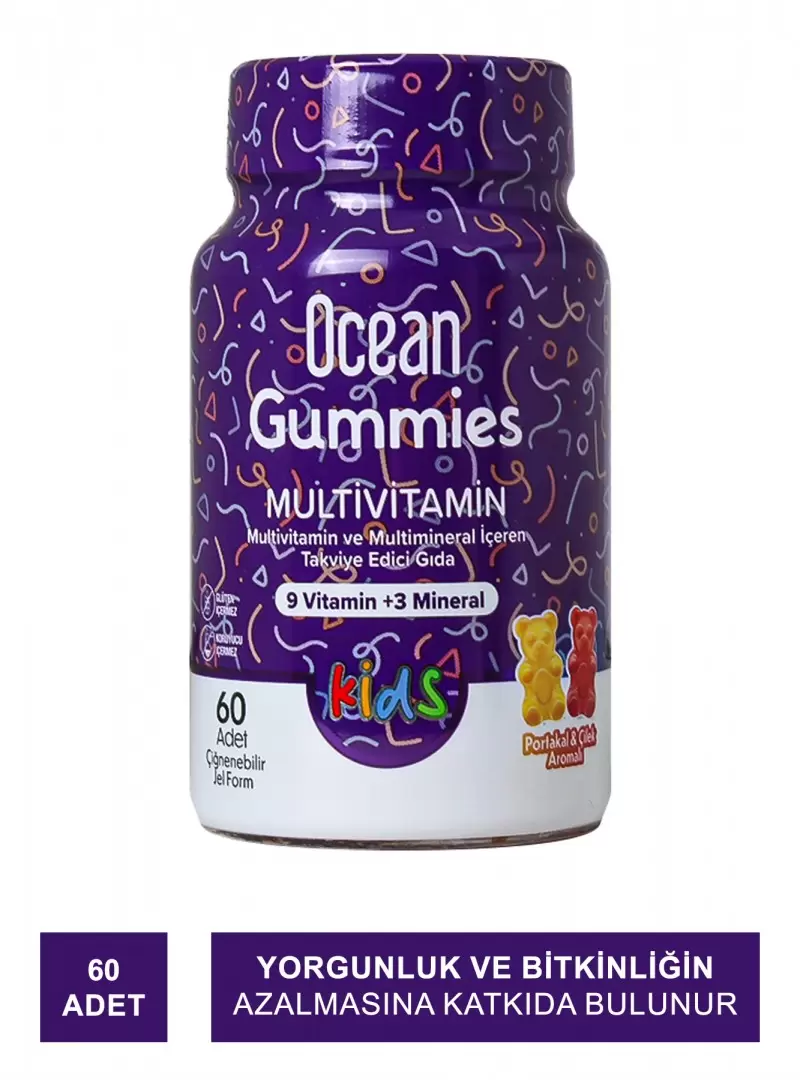 Ocean Gummies Multivitamin 60 Yumuşak Tablet