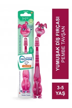 Sensodyne Promine Kids 3-5 Yaş Diş Fırçası - Yumuşak ( Pembe Tavşan )