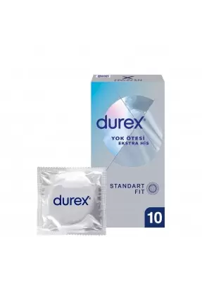 Durex Yok Ötesi Ekstra İnce Ekstra His 10lu Prezervatif