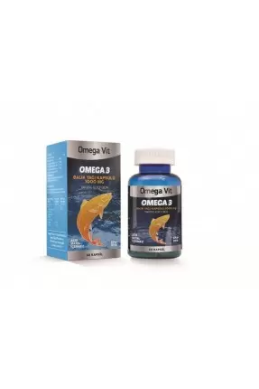 Vitamaks Omega Vit Omega 3 1000mg 60 Kapsül