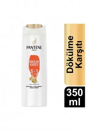 Pantene Pro-V 3'ü 1 Arada Dökülme Karşıtı Şampuan 350 ml