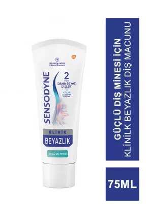 Sensodyne Klinik Beyazlık Güçlü Diş Minesi Diş Macunu 75ml