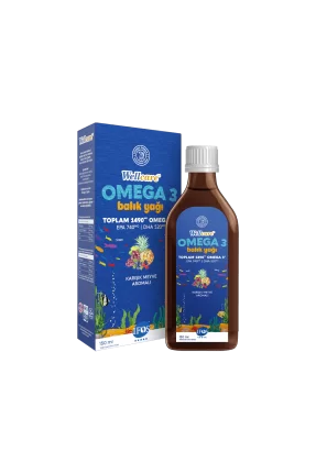 Wellcare Omega 3 Karışık Meyve Aromalı Balık Yağı 150 ml