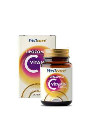 Wellcare Liposomal Vitamin C 500mg 30 Kapsül