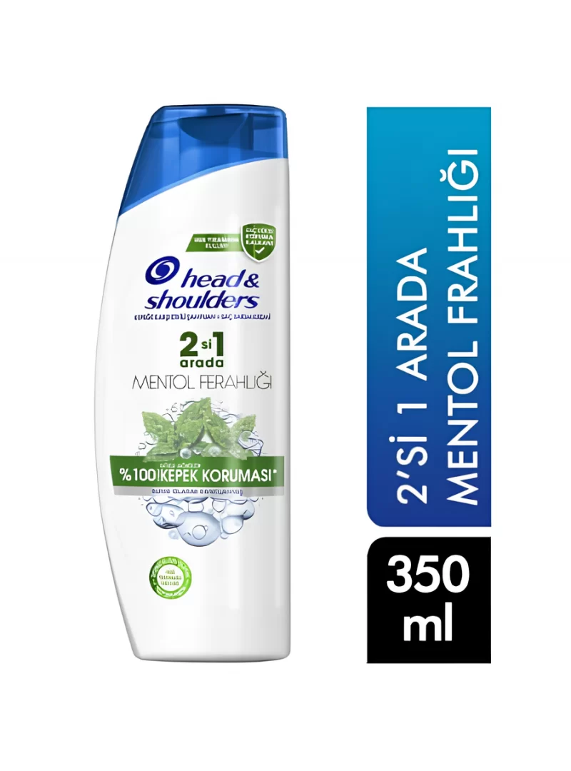 Head & Shoulders 2si1 Arada Mentol Ferahlığı Kepek Şampuan 350 ml