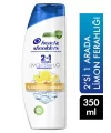 Head & Shoulders 2si1 Arada Limon Ferahlığı Kepek Şampuan 350 ml