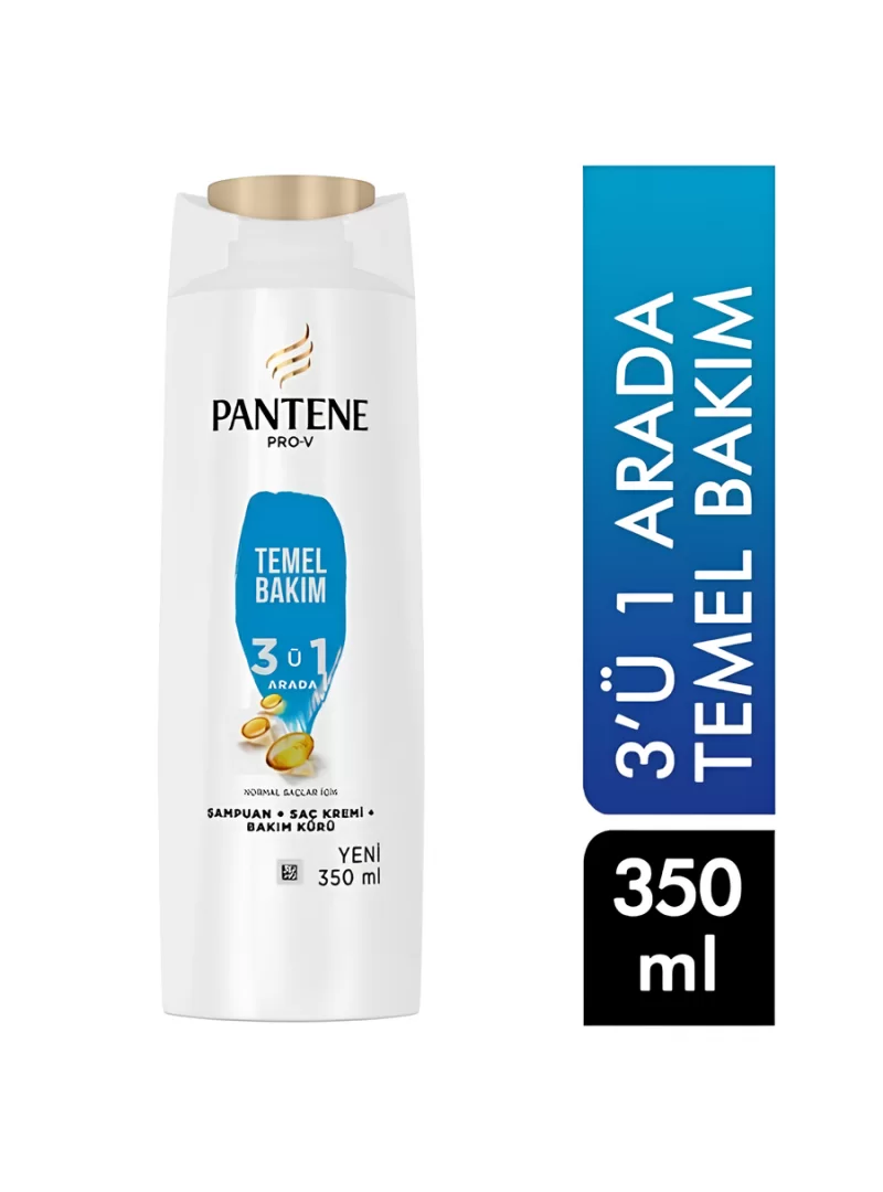 Pantene Pro-V 3ü1 Arada Temel Bakım Şampuanı 350 ml