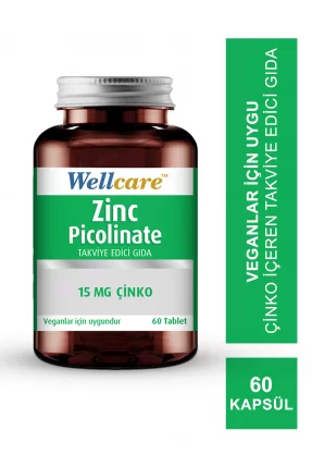 Wellcare Zinc Picolinate 15mg 60 Tablet