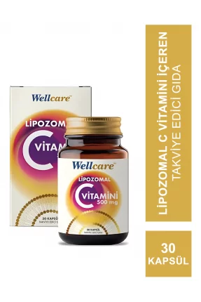 Wellcare Lipozomal Vitamin C 500mg 30 Kapsül