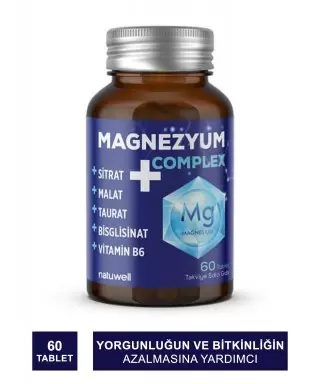 Natuwell Magnezyum Complex+ 60 Tablet