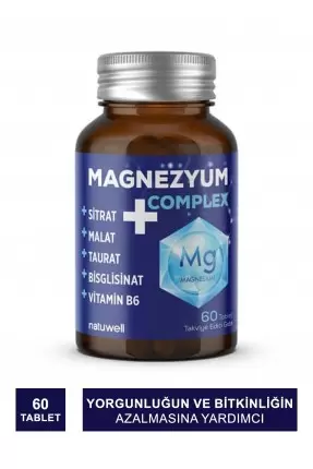 Natuwell Magnezyum Complex+ 60 Tablet