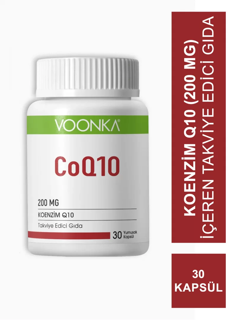 Voonka CoQ10 200mg 30 Kapsül