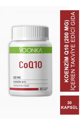 Voonka CoQ10 200mg 30 Kapsül